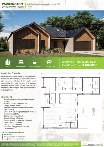 Washington - Lot 238 Melaleuca Road Echuca VIC 3564