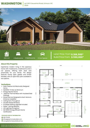 Washington - Lot 245 Casuarina Road Echuca VIC 3564