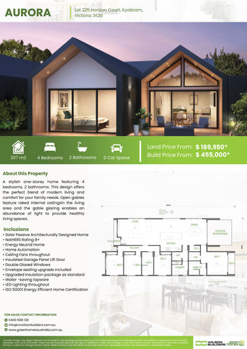 AURORA - Lot 225 Horizon Court Kyabram
