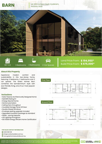 BARN - Lot 222 Horizon Court Kyabram