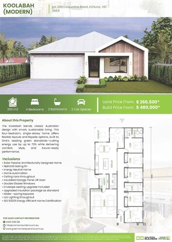 KOOLABAH - Lot 244 Casuarina Road Echuca VIC 3564