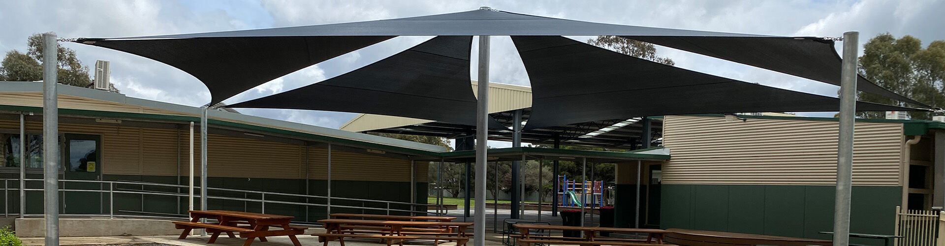 Shade Sails - C+C Wilson Builders Nathatlia Victoria