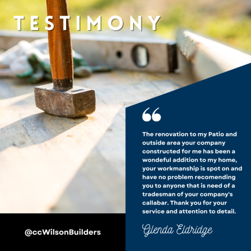 Testimonials - C+C Wilson Builders Nathalia Victoria Testimonials - C+C Wilson Builders Nathalia Victoria